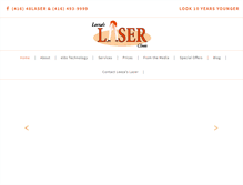 Tablet Screenshot of leezaslaser.com